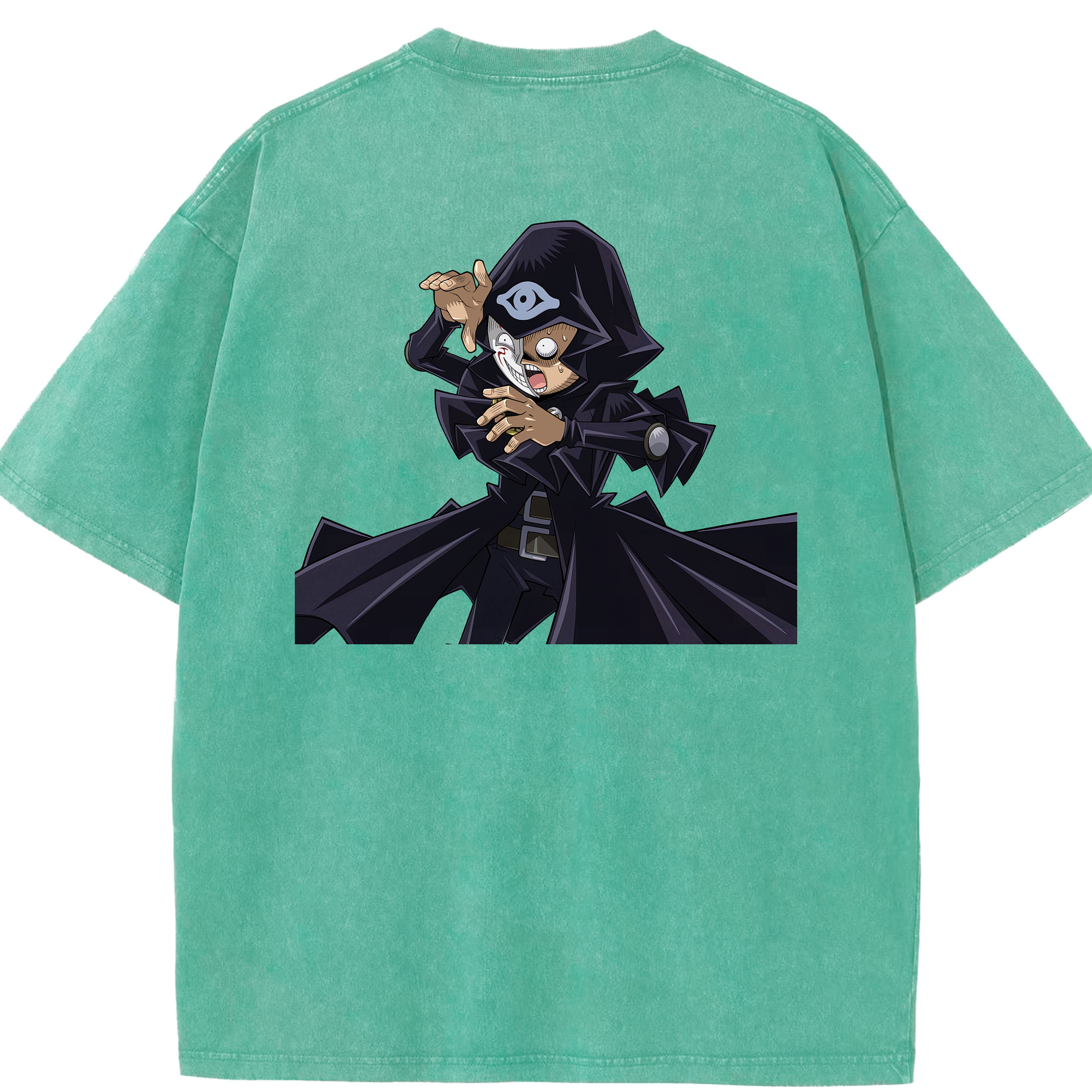 （画像用） 遊☆戯☆王 Yu-Gi-Oh! 綿100% ヴィンテージ風 半袖Tシャツ（背面プリント）